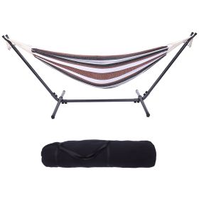 Hammock & Steel Frame Stand Swing Chair Home/Outdoor Backyard Garden Camp Sleep