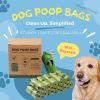 255 Portable biodegradable pet waste bag outdoor pet poop collection bag