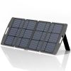 Foldable Portable Solar Panel Battery Charger Kit with Adjustable Kickstand, Wire Storage Bag, MC4 Cable