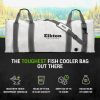 Outdoors Insulated Fish Cooler Bag Leakproof Fish Kill Bag 40x20in and 60x20in Fish Cooler with Easy Grip Carry Handles