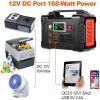 200W Portable Power Station, FlashFish 40800mAh Solar Generator with 110V AC Outlet/2 DC Ports/3 USB Ports